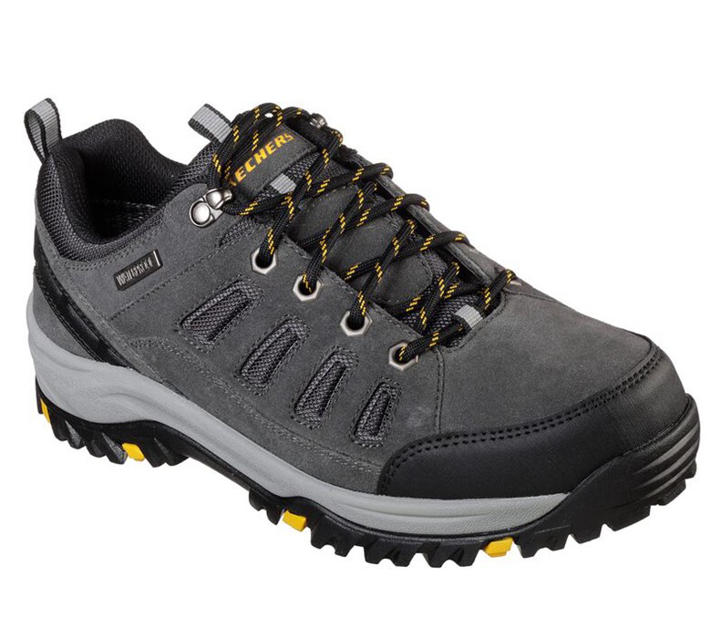 Skechers Herr Grå Snörskor - Relaxed Fit: Relment - Sonego - Sverige (PEAOT-2490)